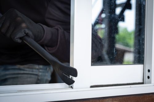 Home in need of a burglar alarm system